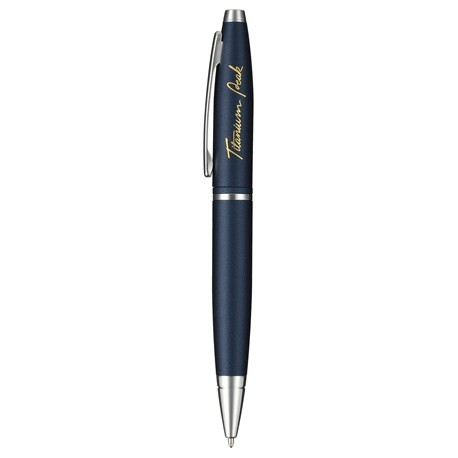 Cross® Calais Matte Metallic Midnight Blue Ballpoint Pen