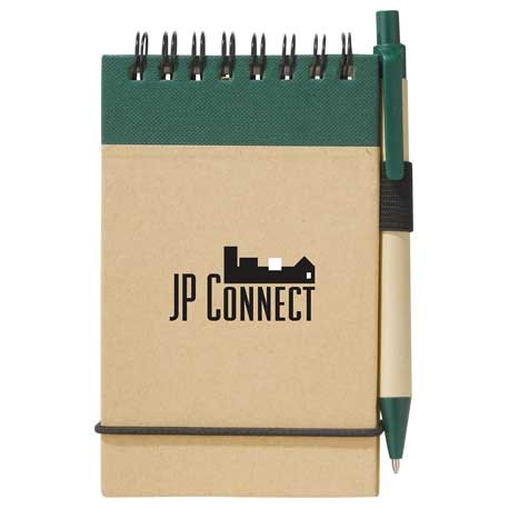 5" X 4" Recycled Spiral Jotter With Pen-6