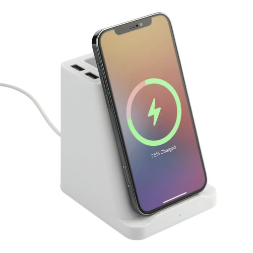 Wireless Charger Pen Holder w/ Dual Outputs-4
