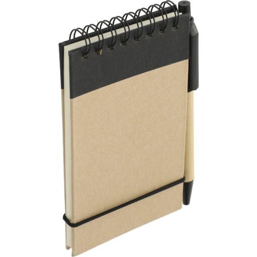 5" x 4" FSC® Mix Recycled Jotter with Pen-3