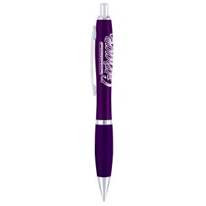 Custom Curvaceous Metal Ballpoint Pen