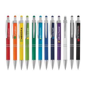 Custom Palette Soft Touch Ballpoint Pen / Stylus