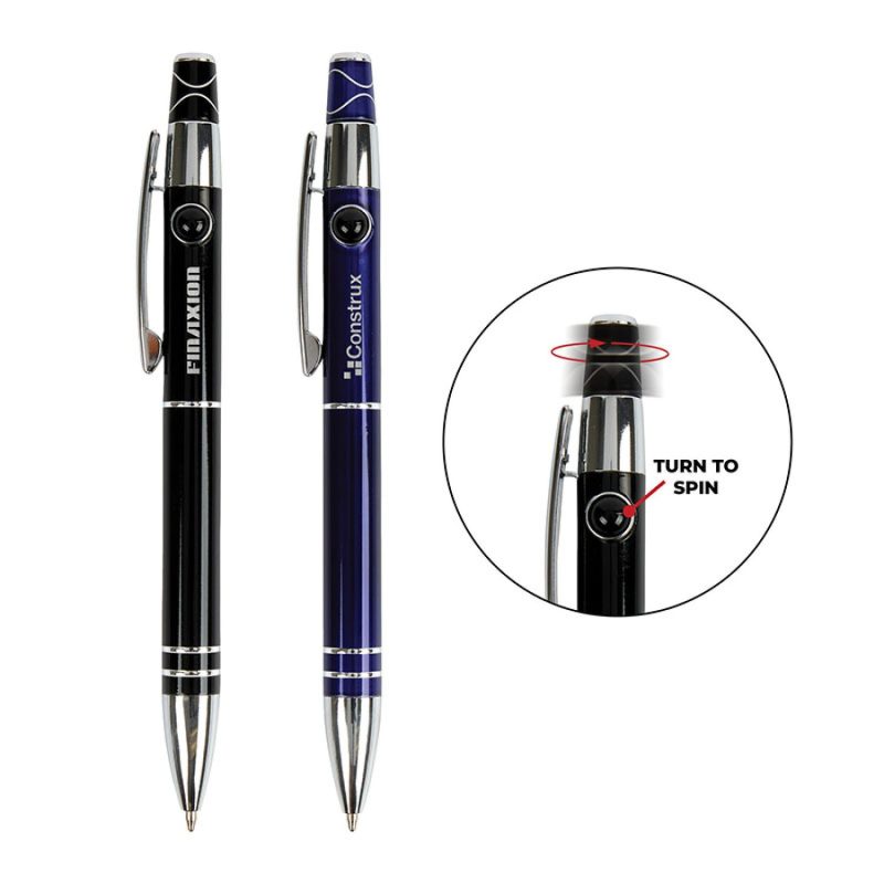 Custom Continuity Twist Action Ballpoint Spinner Pen