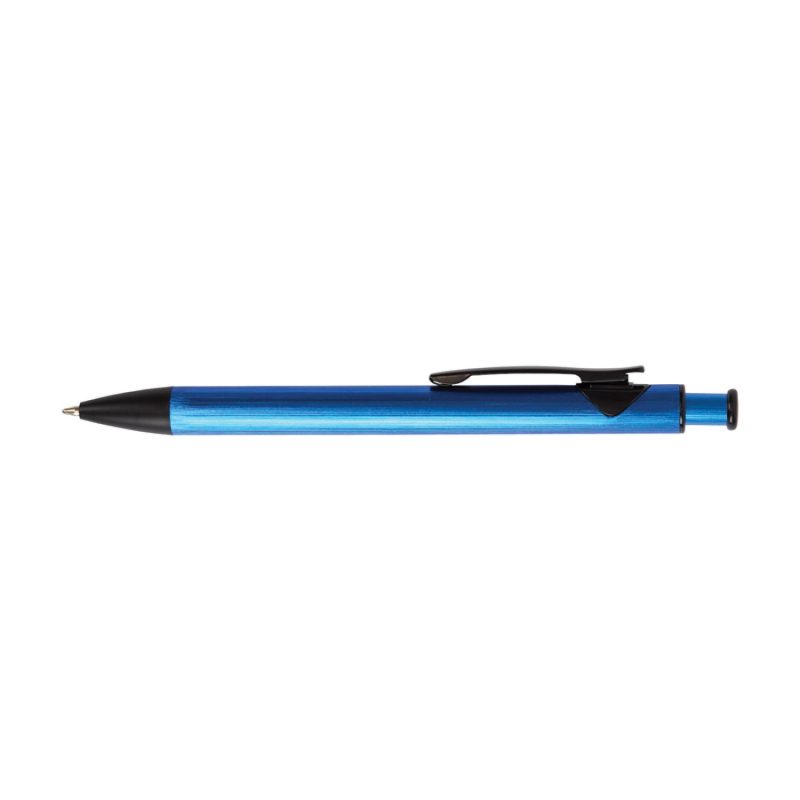 Custom Illuminate Recycled Aluminum Plunge-Action Pen - 3